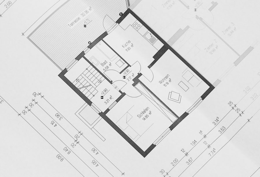 注文住宅の間取り図